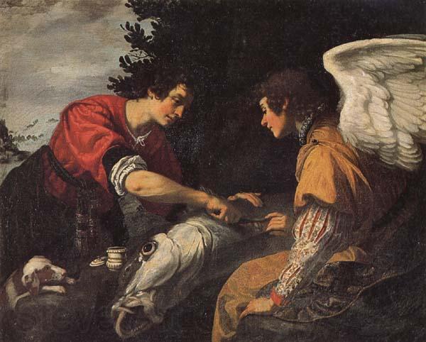 Jacopo Vignali Tobias and the Angel